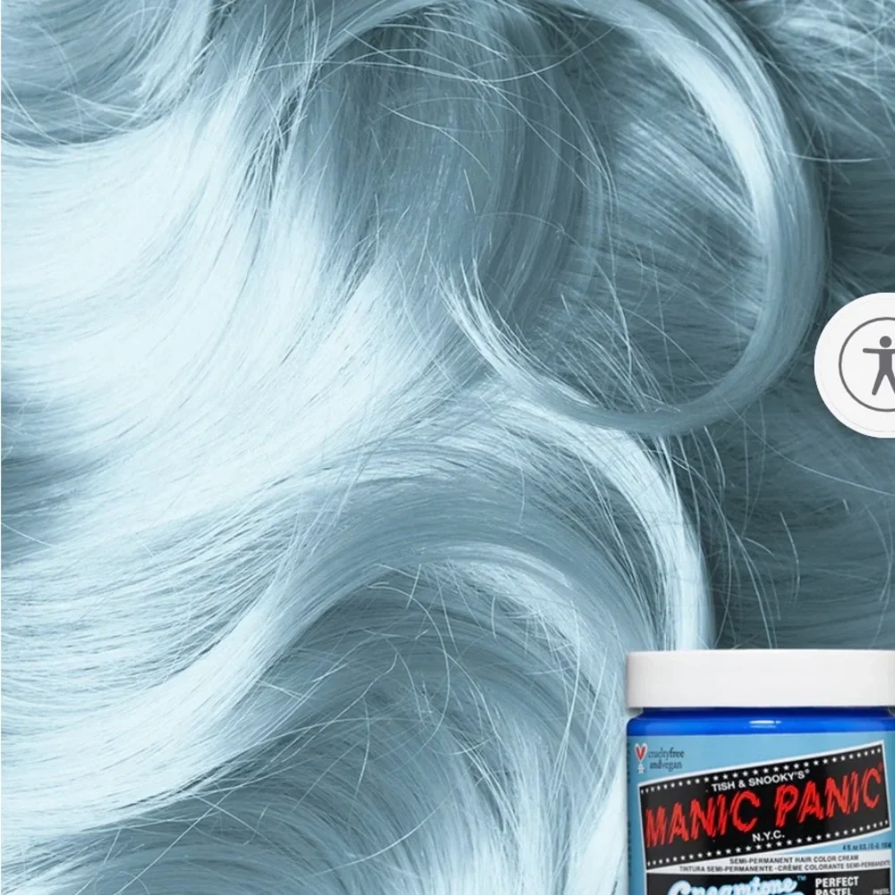Manic Panic 4 Jars Blue Orange - Creamsicle and Blue Angel Creamtones Hair Dye - Picture 7 of 8